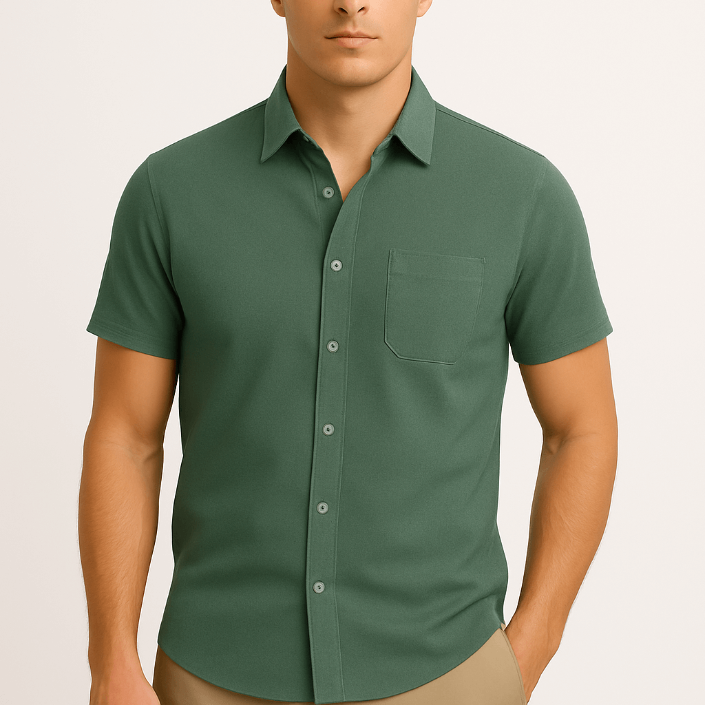Lightweight Linen Polo Shirt