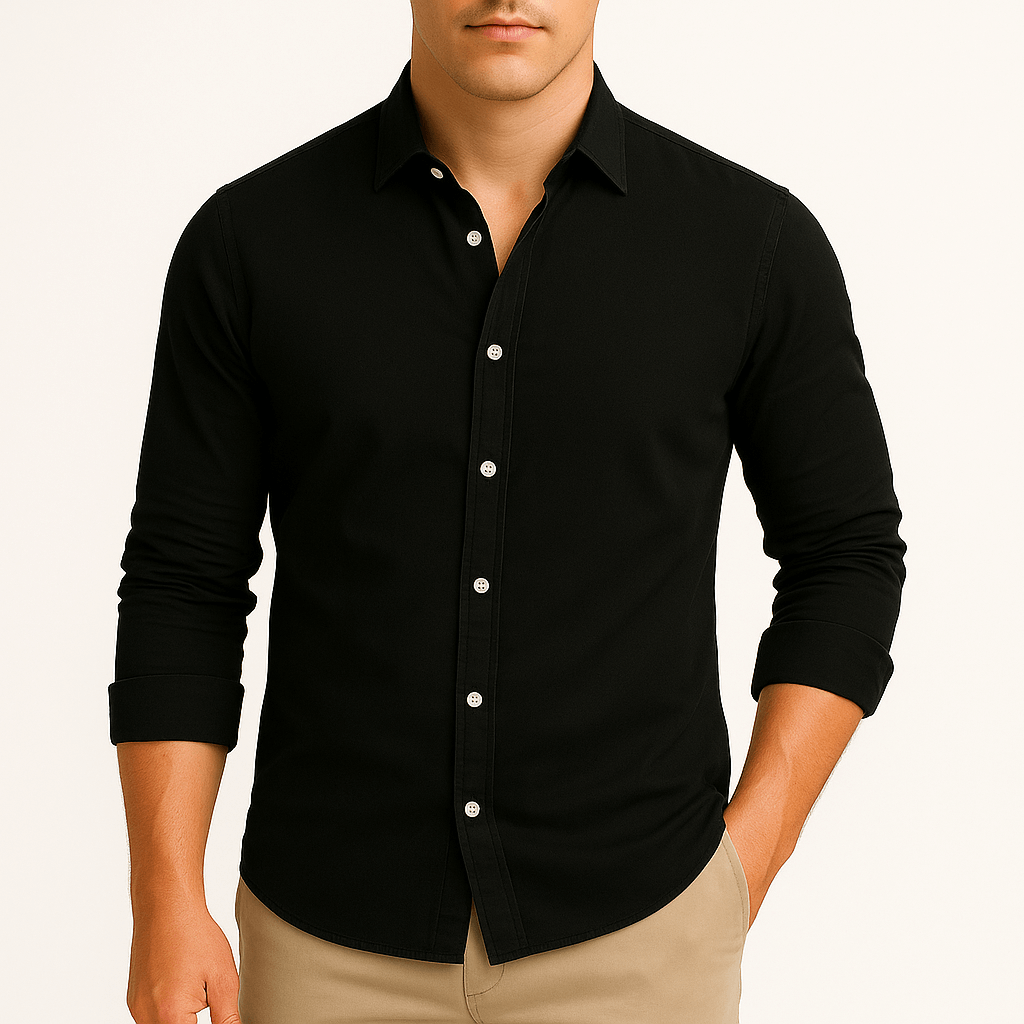 Lightweight Linen Polo Shirt