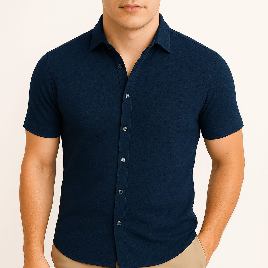 Lightweight Linen Polo Shirt