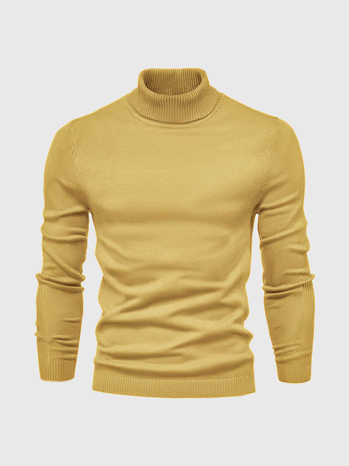 Men's Washable Turtleneck Sweater