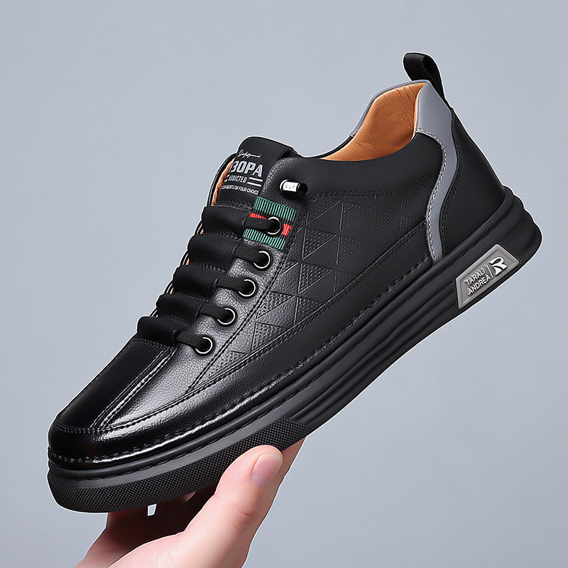 Hunter | Men's Leather Sneakers Casual Footwear