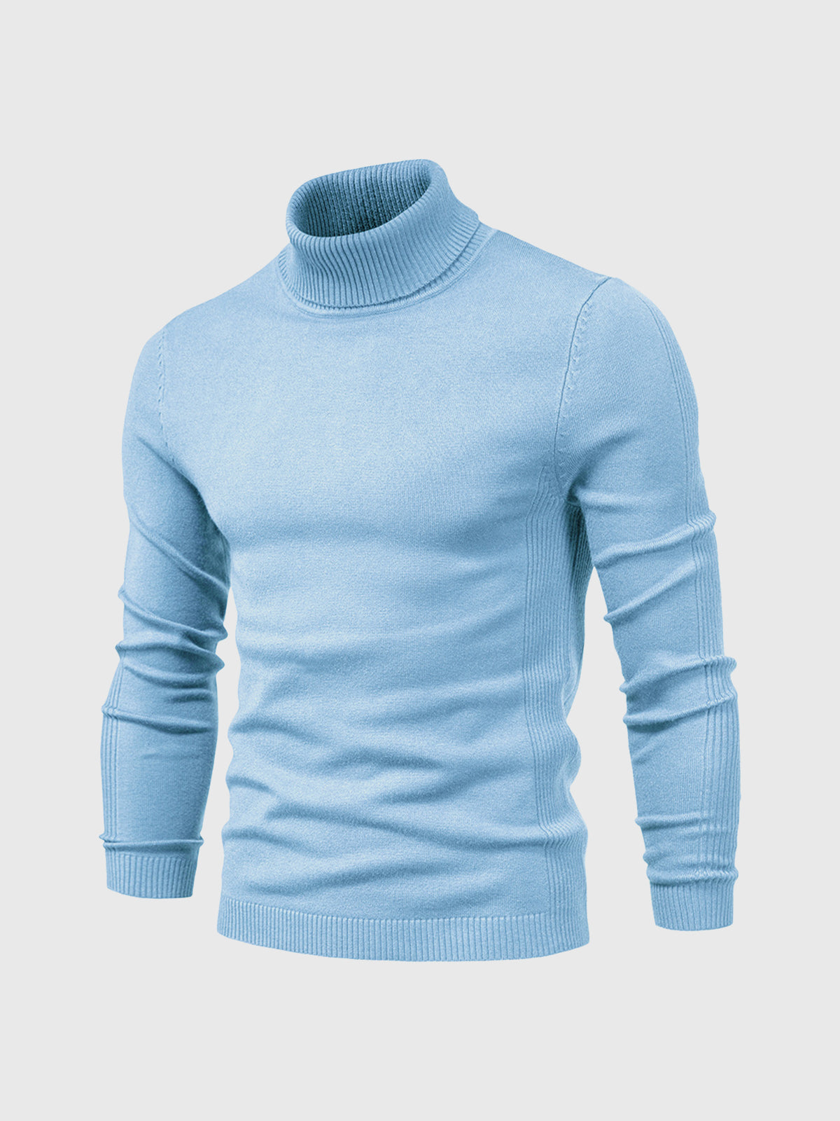 Men's Washable Turtleneck Sweater
