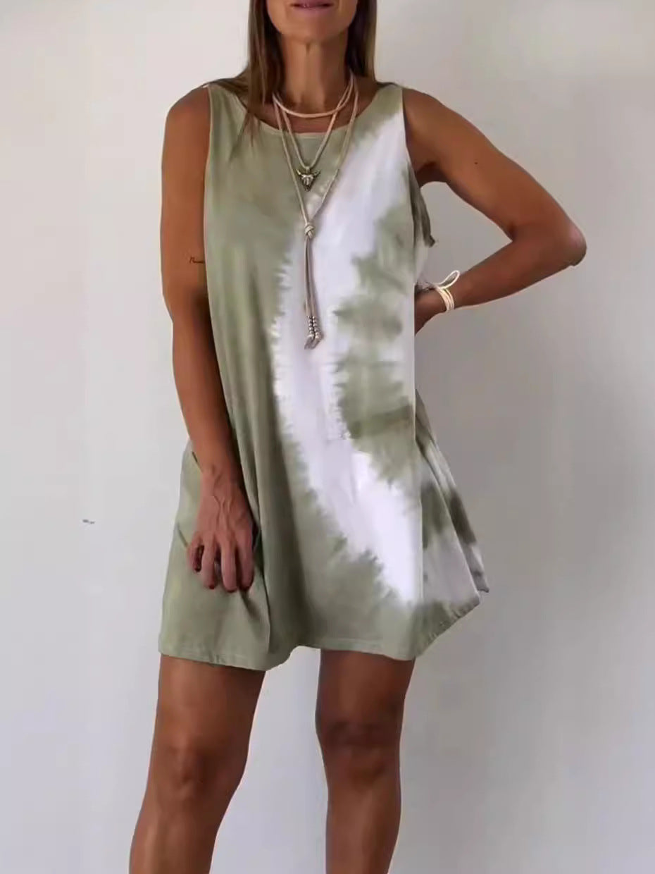 Sia | Gradient Tie Dye Mini Dress for Women