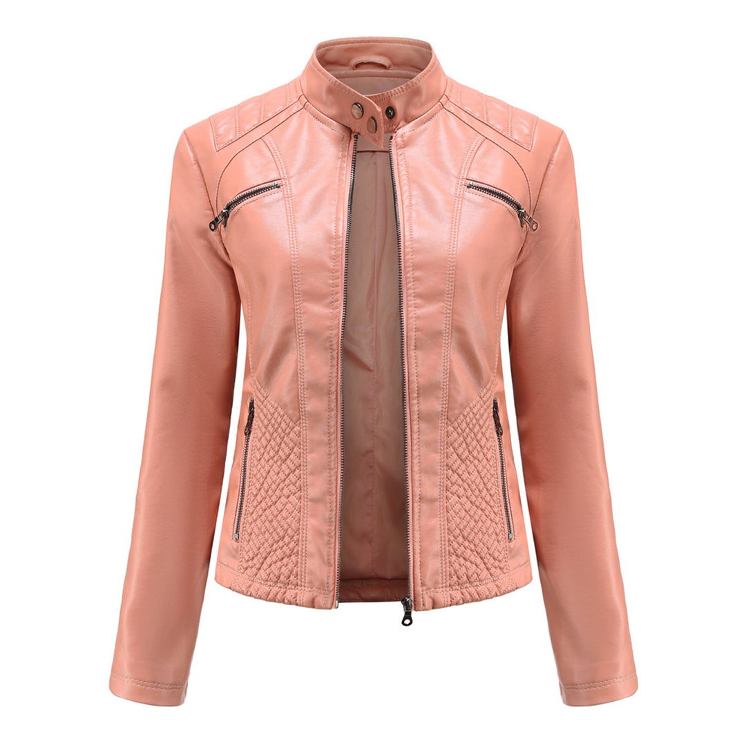 Women's Stylish Leather Jacket – Classic, Chic & Versatile