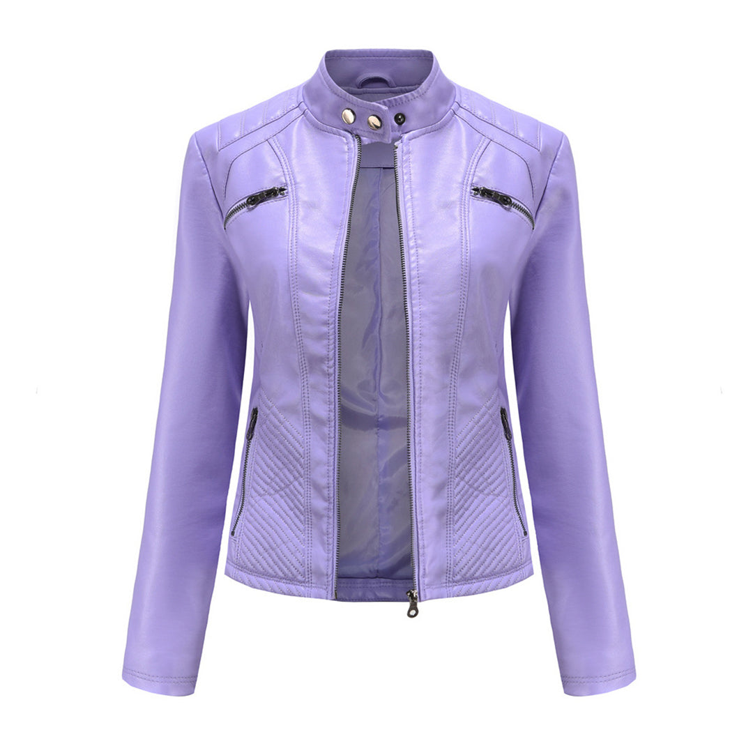 Women's Stylish Leather Jacket – Classic, Chic & Versatile
