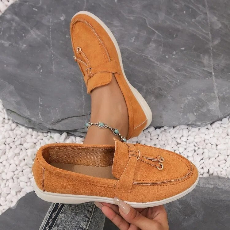 Hazel | Elegant Suede Loafers for Women