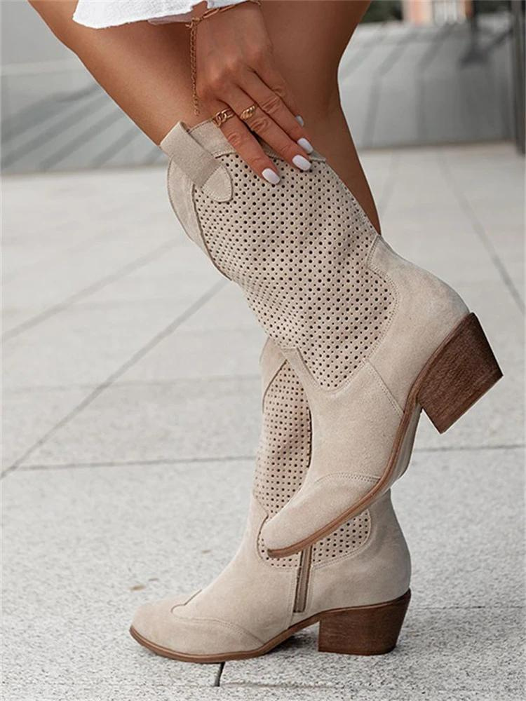 Zara | Breathable Classic Cowboy Boots for Women