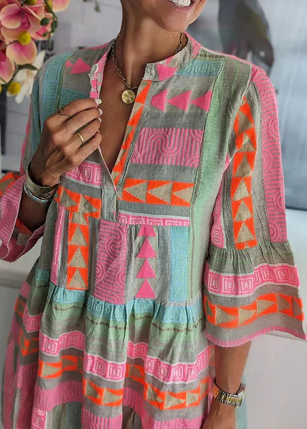 Ella | Breathable Cotton Hemp Summer Dress