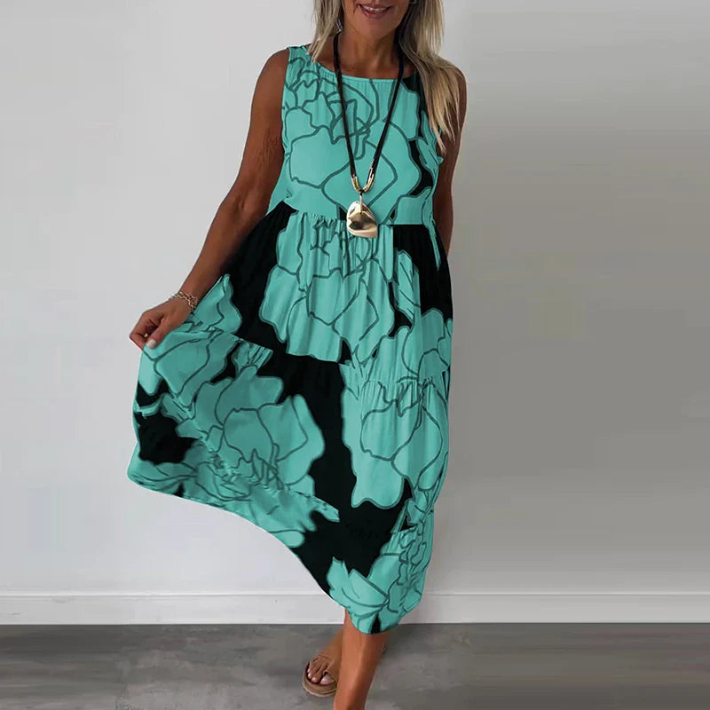 Charlotte | Long Sleeveless Dress for Elegant Occasions