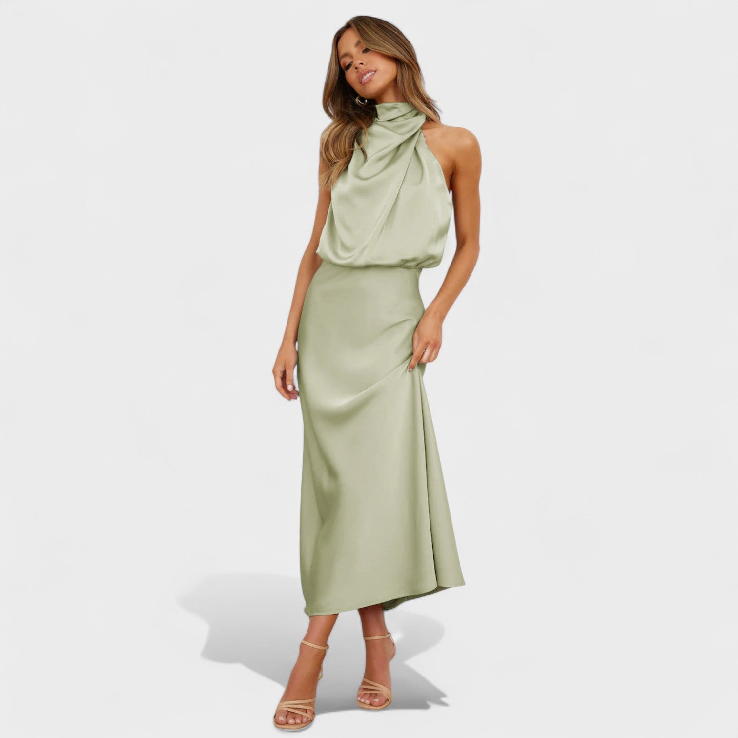 Cocktail Dress in Satin for Special Occasions