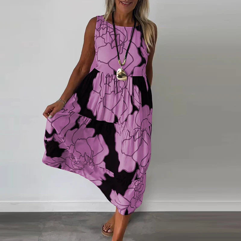 Charlotte | Long Sleeveless Dress for Elegant Occasions