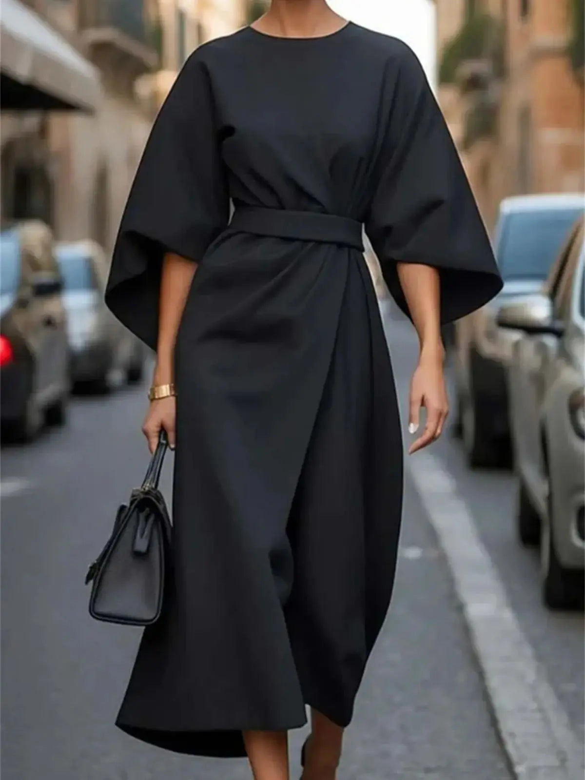 Ava | Elegant Women's A-Line Midi Dress