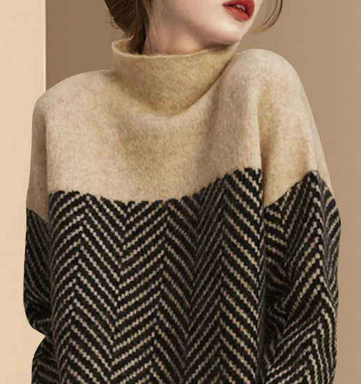 Women's Premium Turtleneck Knitted Sweater