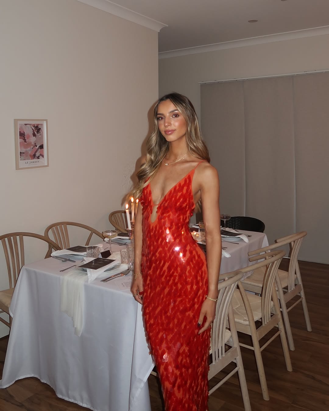 Ella | Sequin Maxi Long Dress - Wedding Guest