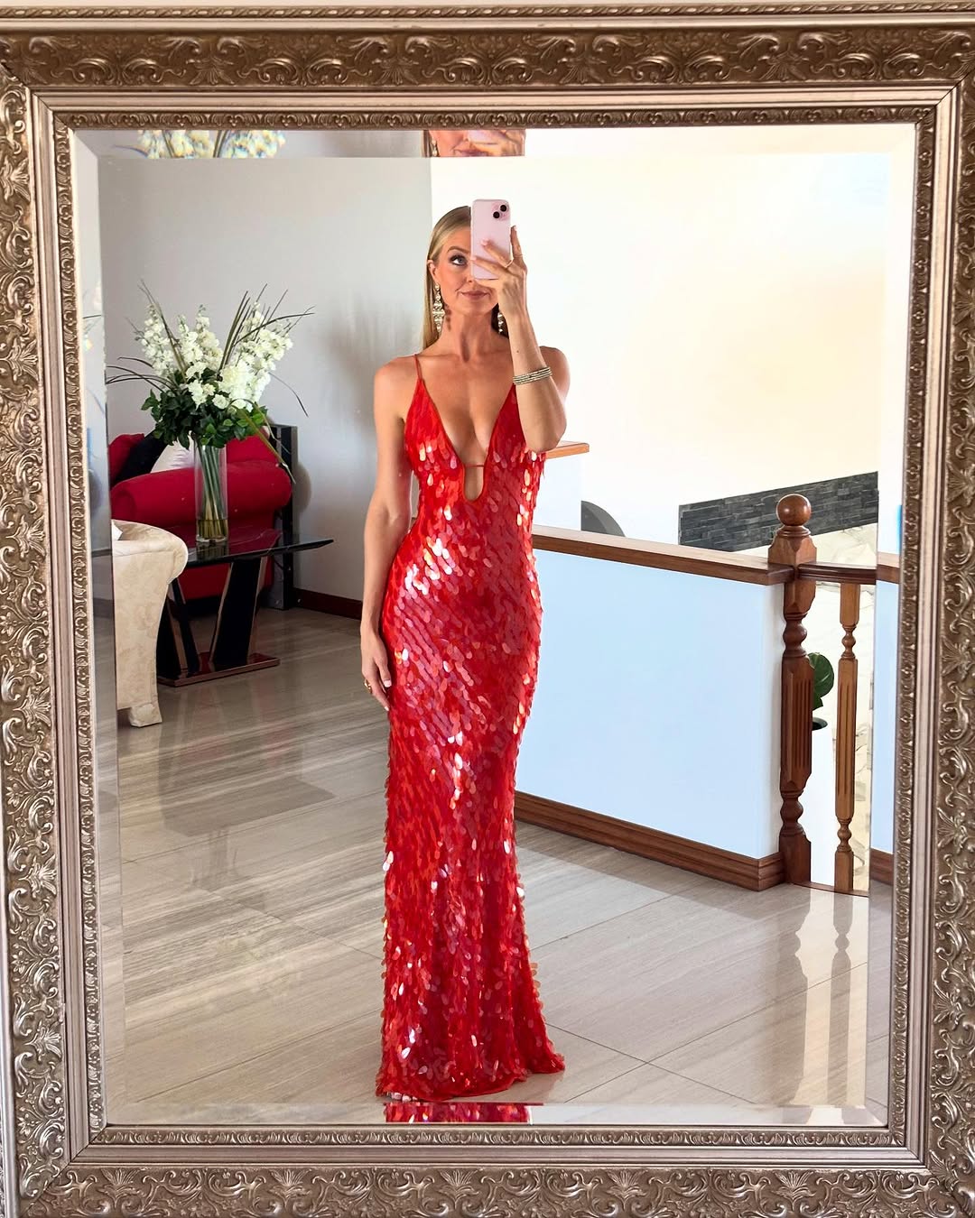 Ella | Sequin Maxi Long Dress - Wedding Guest