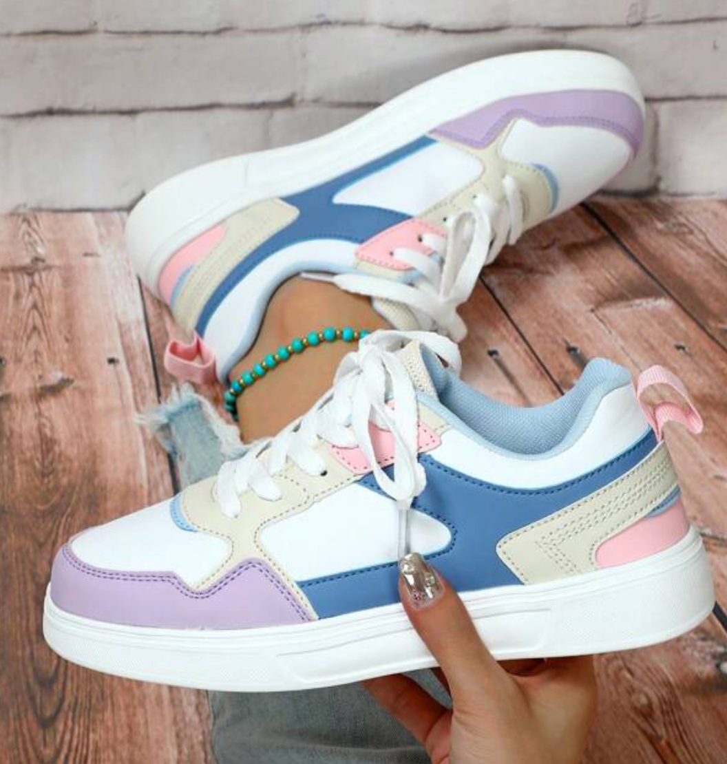 Women's Premium Rainbow Sneakers