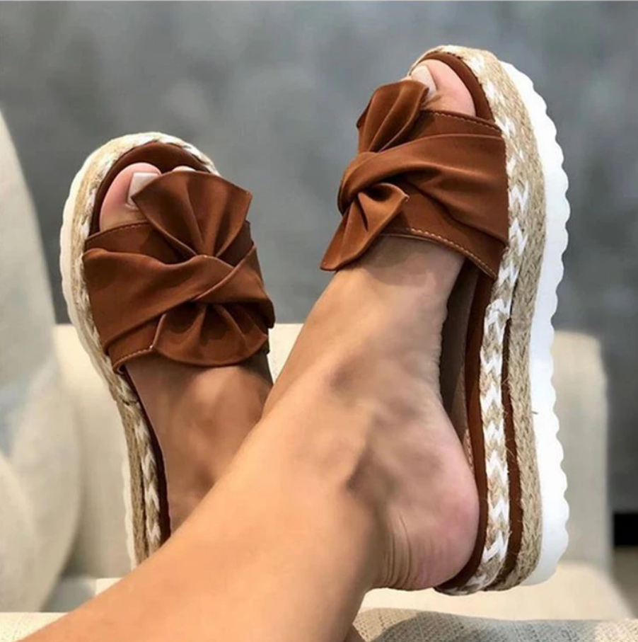 Ava | Elegant Women's Orthopedic Sandals with Bow