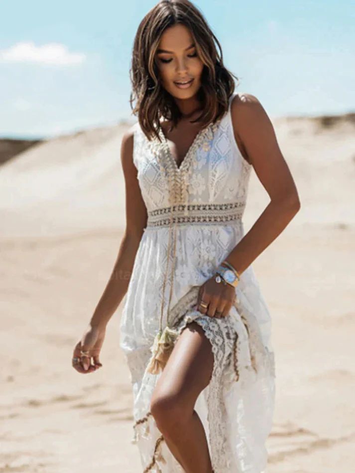 Ruby | Flowy Bohemian Style Dress