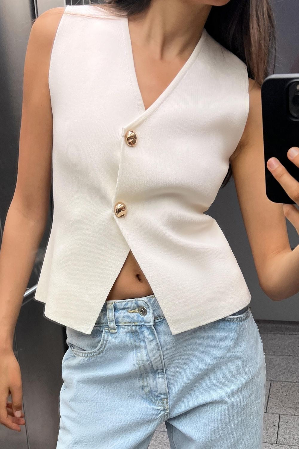 Zara | Sleeveless Vest Top for Women