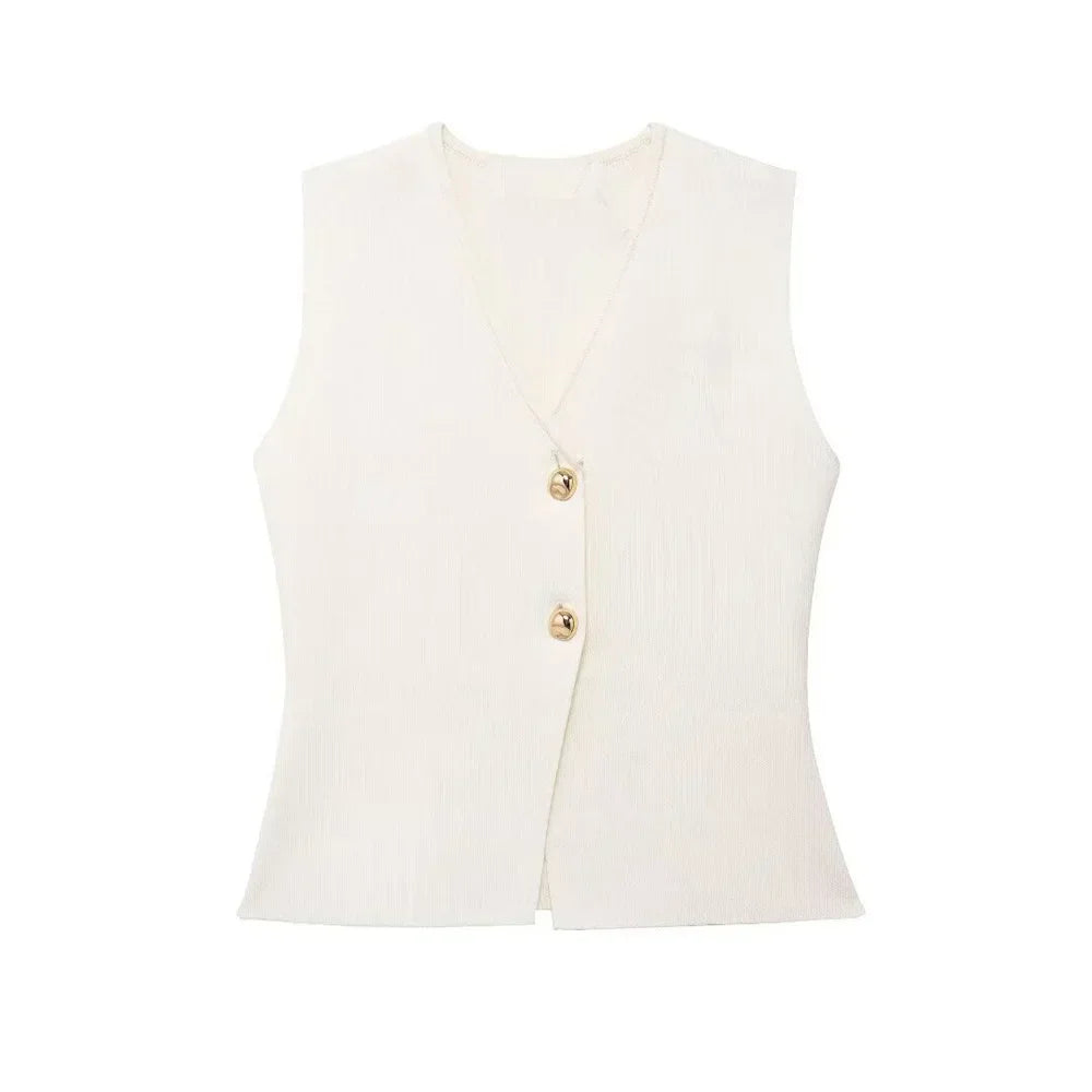 Zara | Sleeveless Vest Top for Women