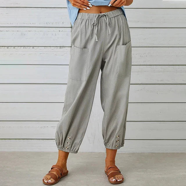 Isla | Everyday Comfort Linen Pants for Women
