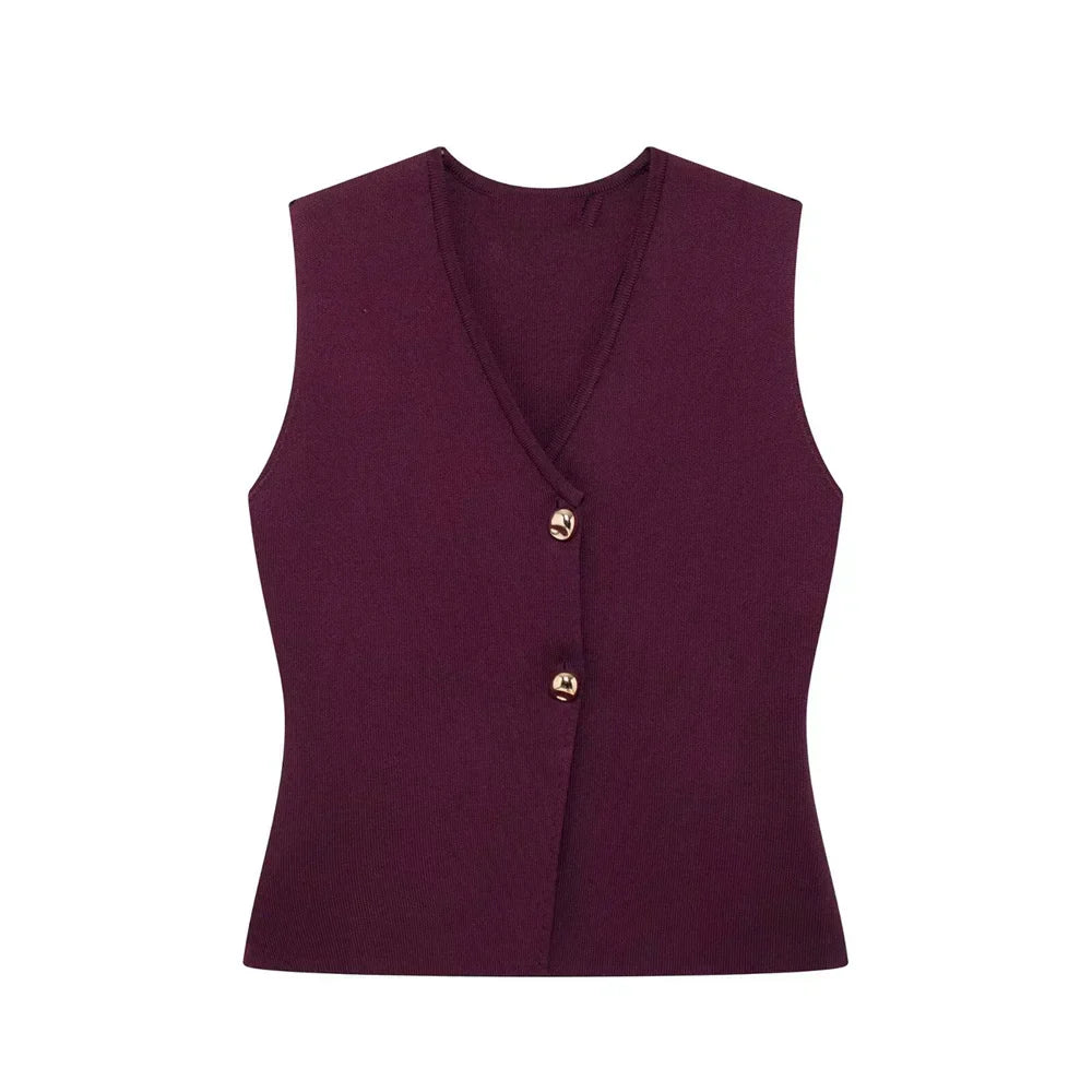 Zara | Sleeveless Vest Top for Women