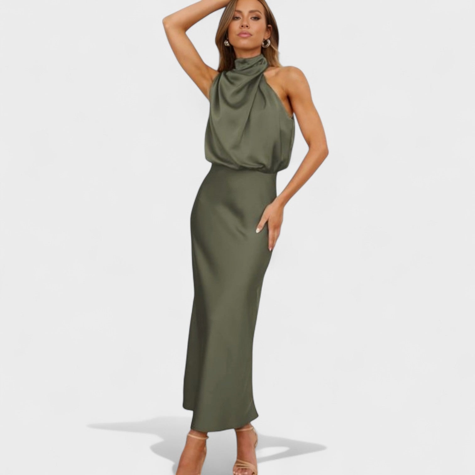 Cocktail Dress in Satin for Special Occasions