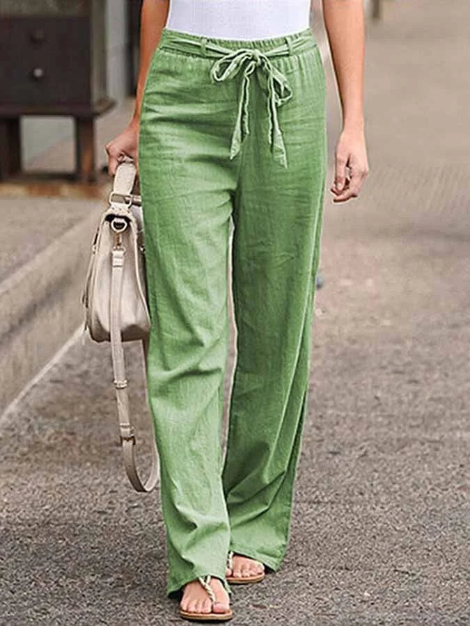 Zara | Casual Linen Pants for Women