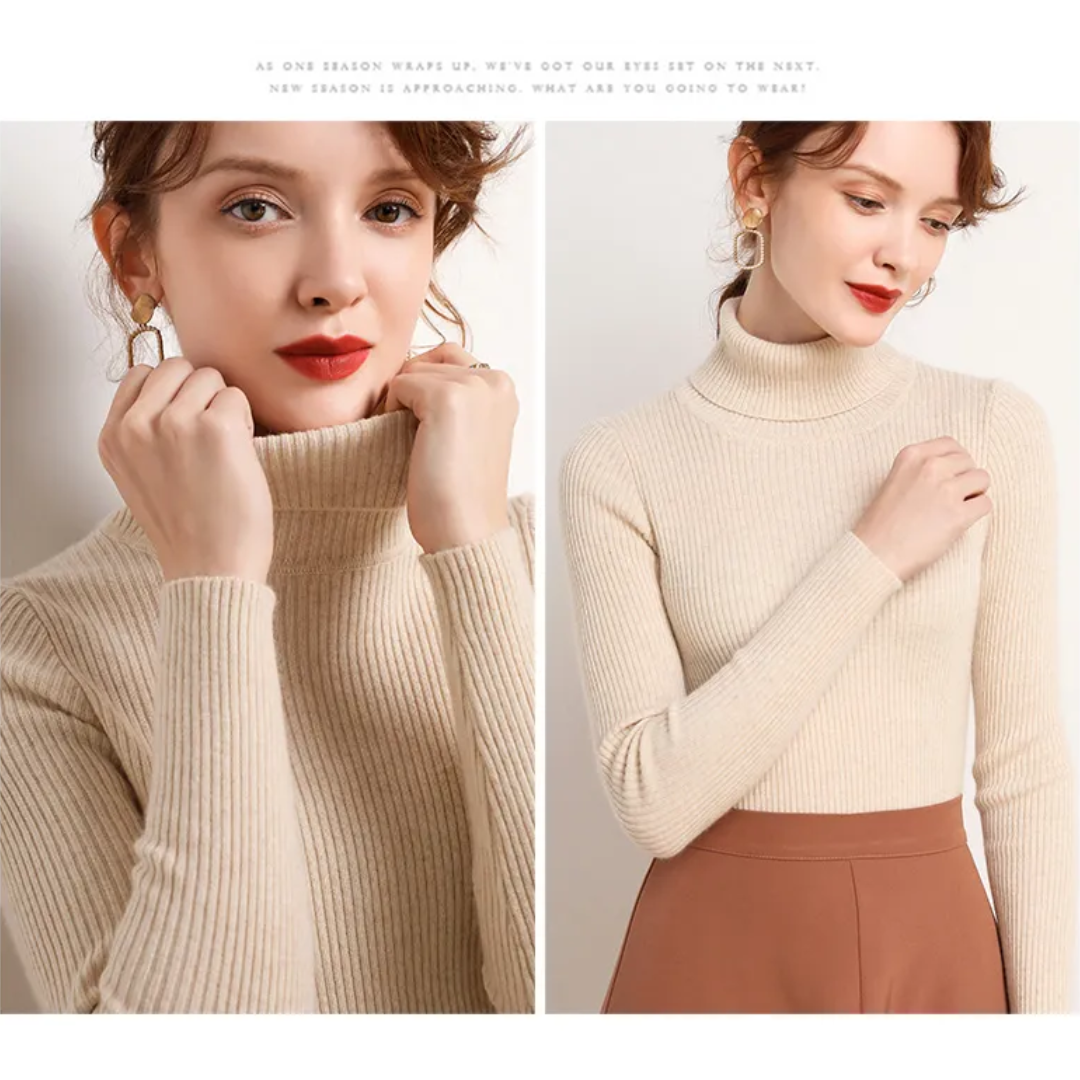 Lorrie | Cashmere Turtleneck