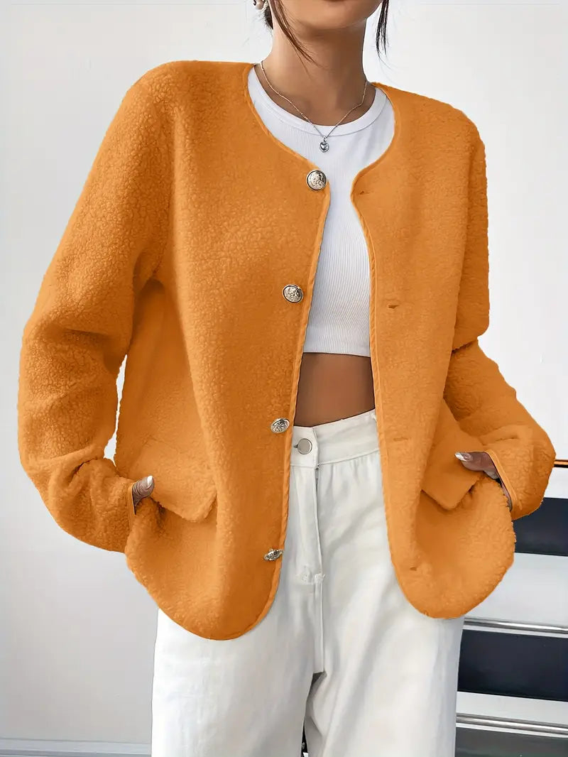 Ava | Round Neck Winter Coat