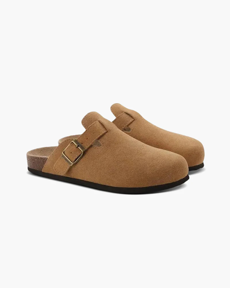 Boston - Unisex Suede Clogs