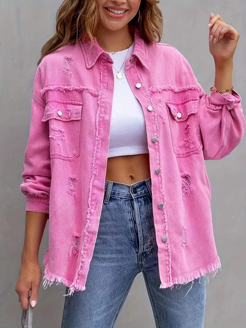 Maya | Plus Size Denim Jacket