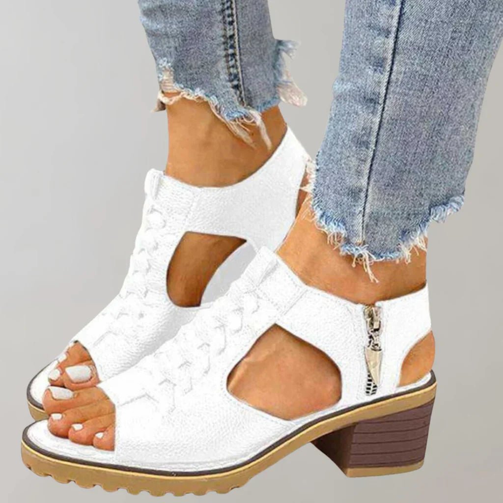 Sienna | Women's Adjustable Strap Leather Sandals