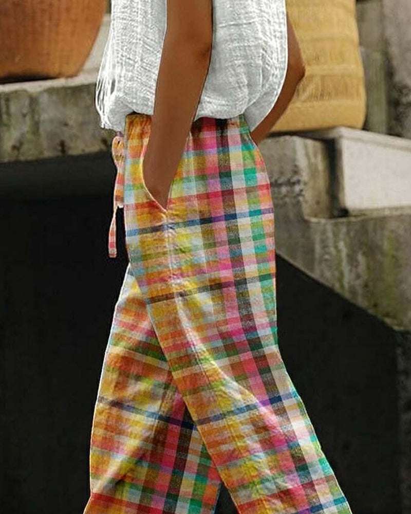 Harper | Vintage-Style Linen Pants for Women