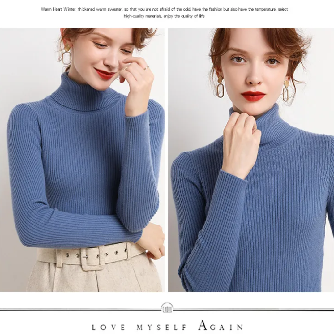 Lorrie | Cashmere Turtleneck