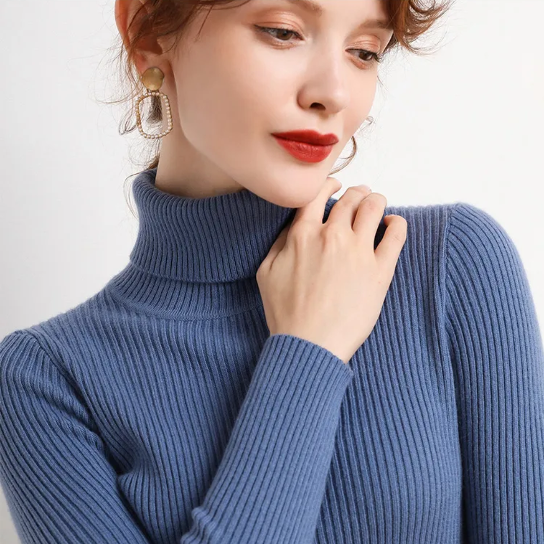 Lorrie | Cashmere Turtleneck