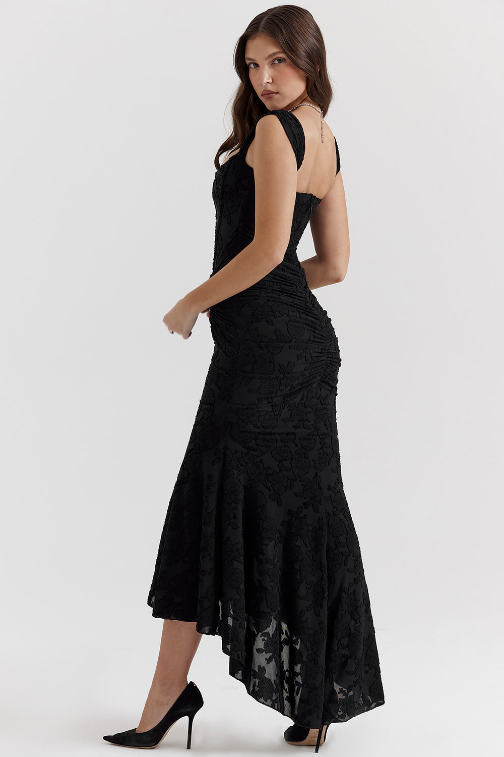 Zoe | Elegant Waist Dress for Wedding Guest