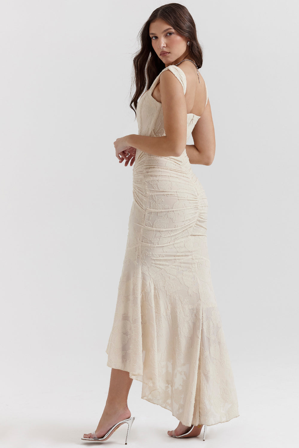 Zoe | Elegant Waist Dress for Wedding Guest