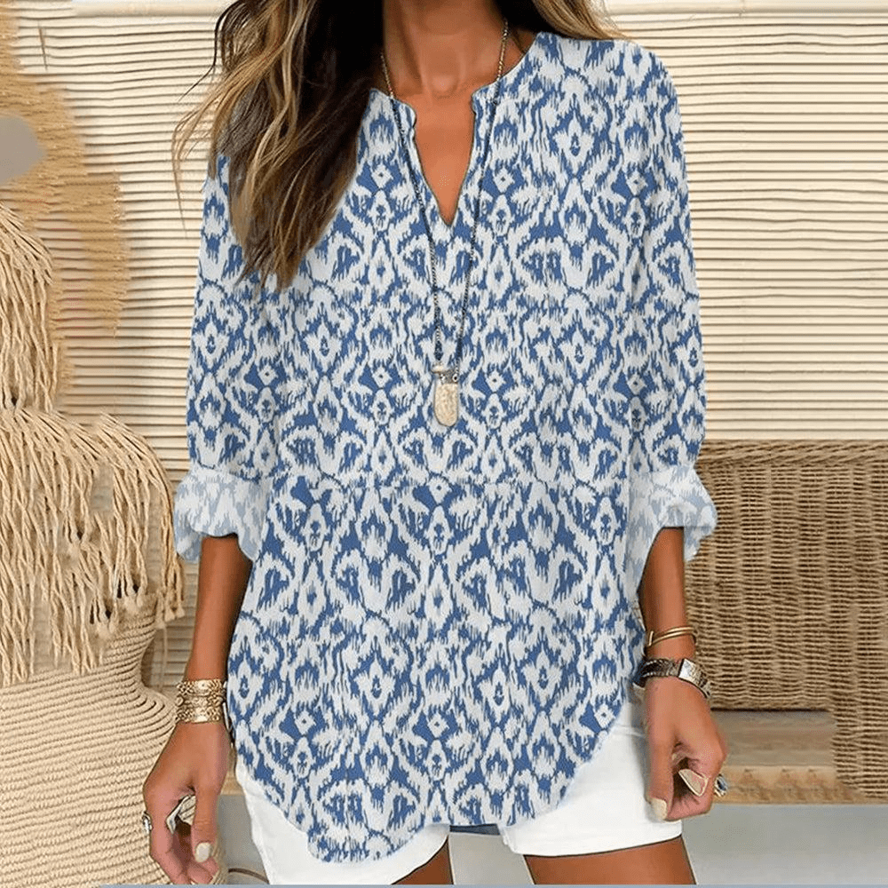 Sophie | Women's V-Neck Long Sleeve Top