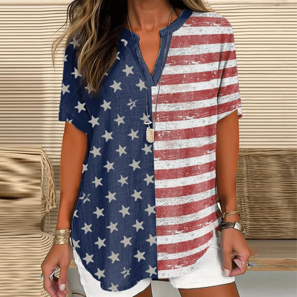 Sophie | Women's V-Neck Long Sleeve Top