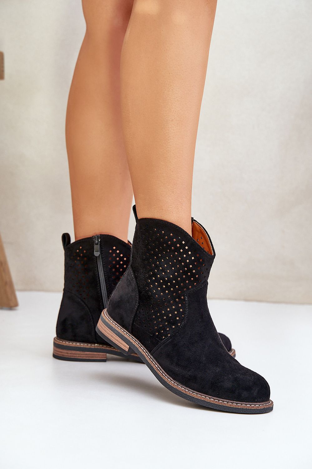 Ava | Eco Suede Cowboy Boots for Women