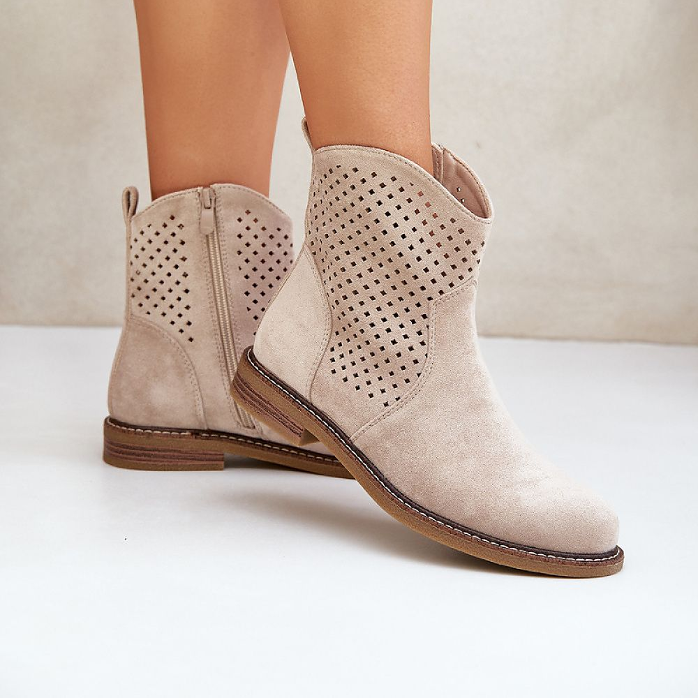 Ava | Eco Suede Cowboy Boots for Women
