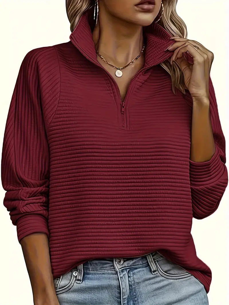 Autumn Zipper Warm Sweater
