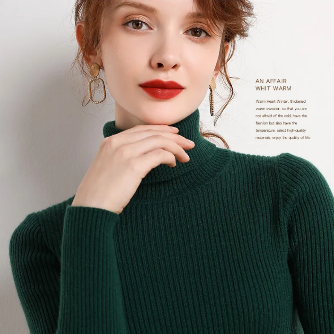Lorrie | Cashmere Turtleneck