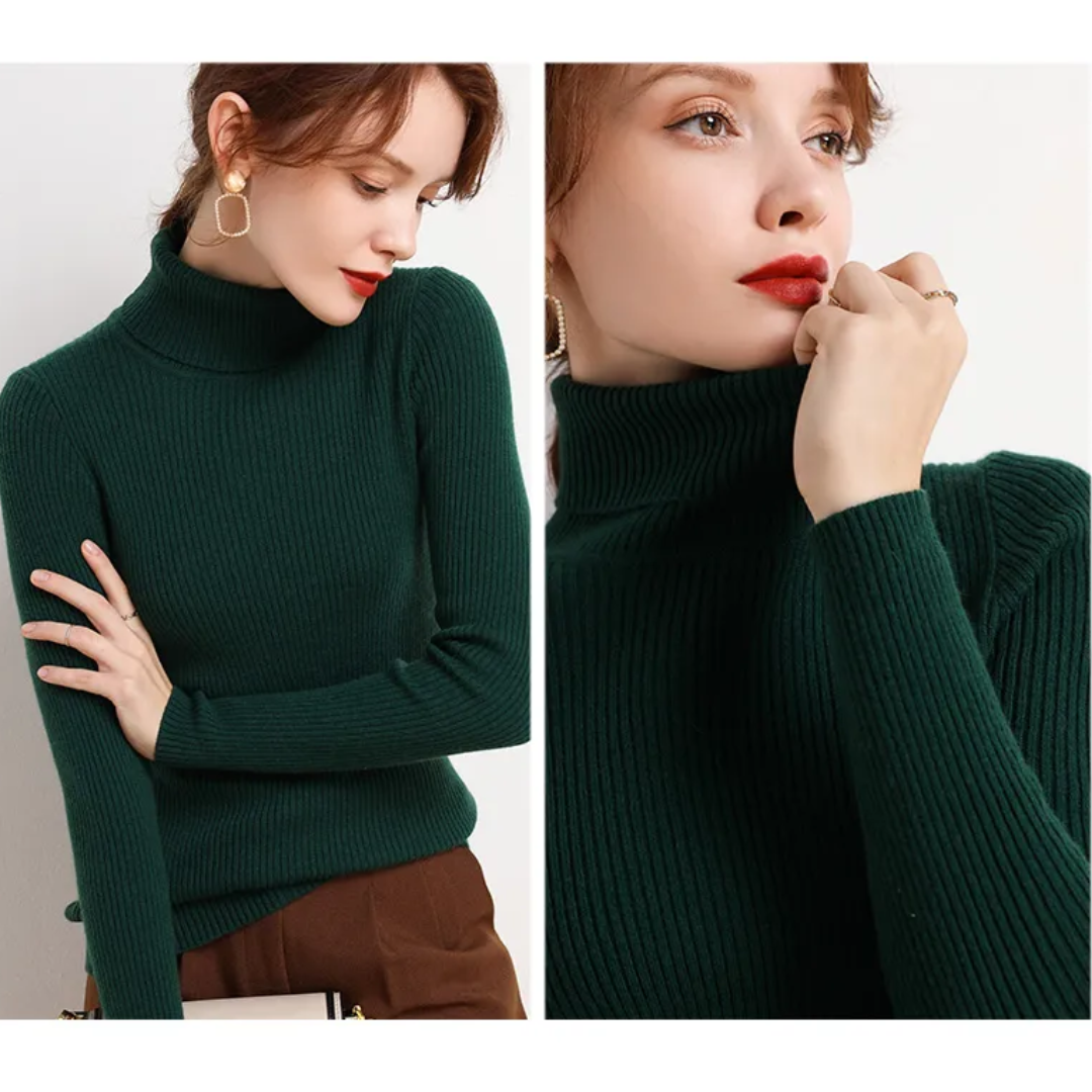 Lorrie | Cashmere Turtleneck