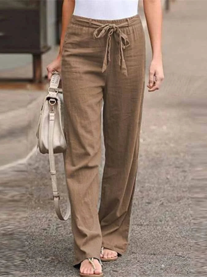 Zara | Casual Linen Pants for Women