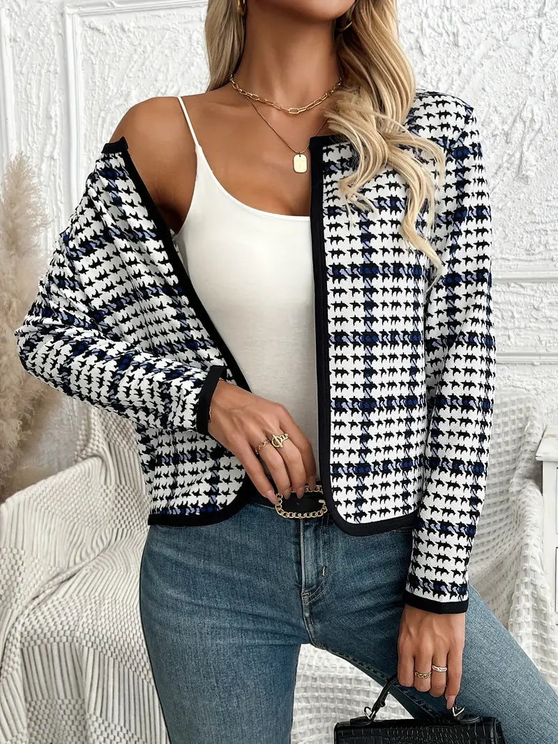 Isla | Printed Open Front Jacket