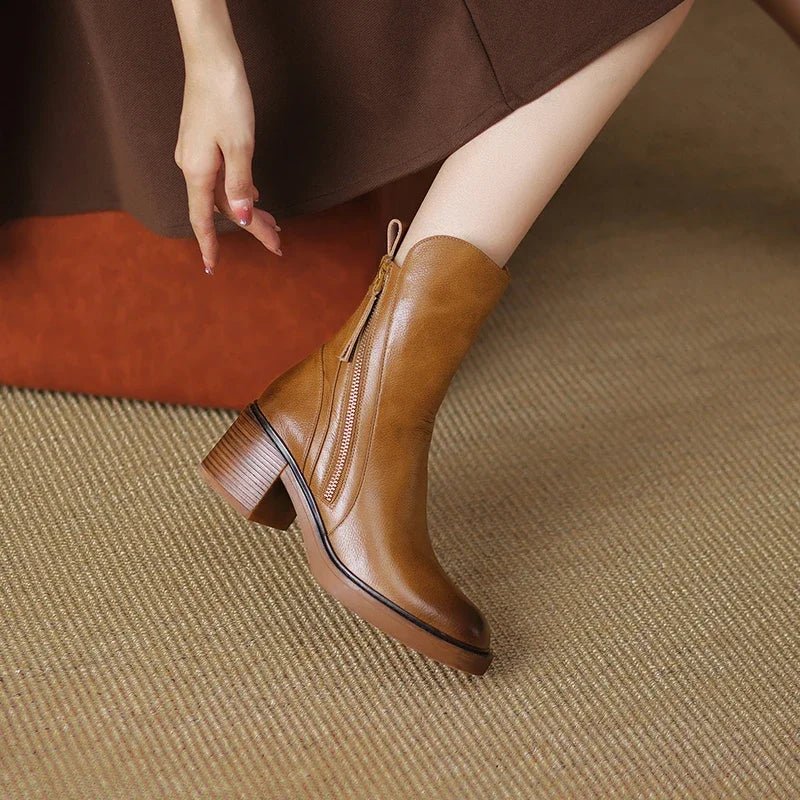 Grace | Side Zip Ankle Boots