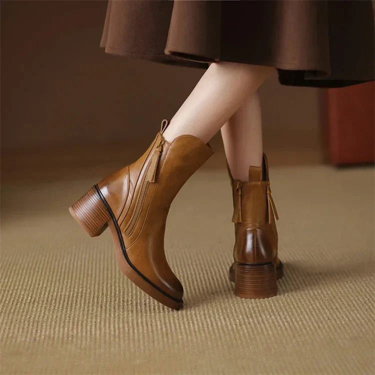 Grace | Side Zip Ankle Boots