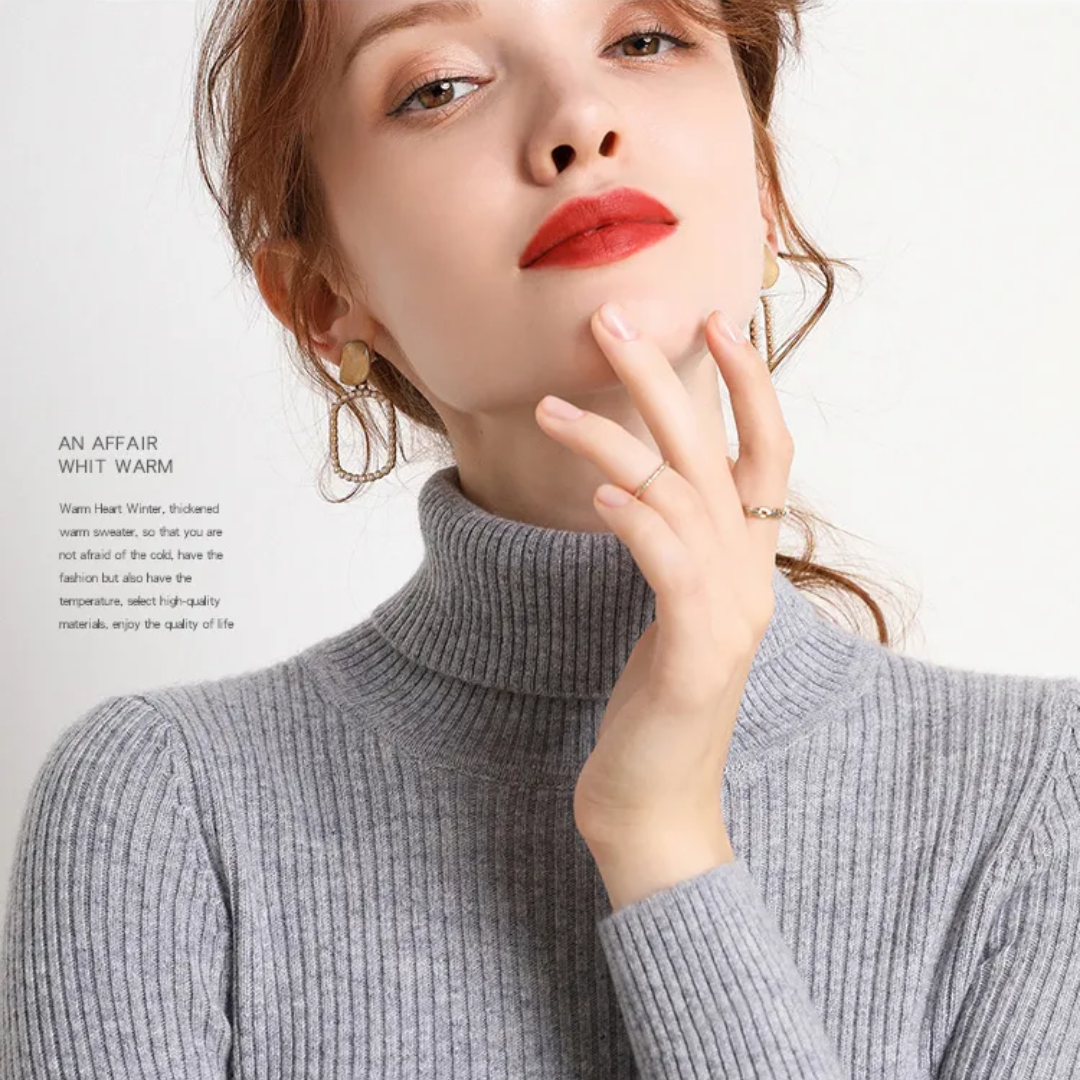 Lorrie | Cashmere Turtleneck